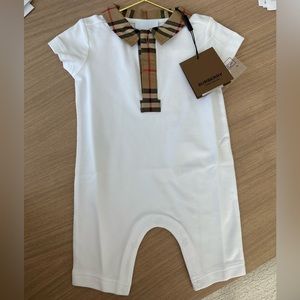NWT Authentic Burberry baby romper